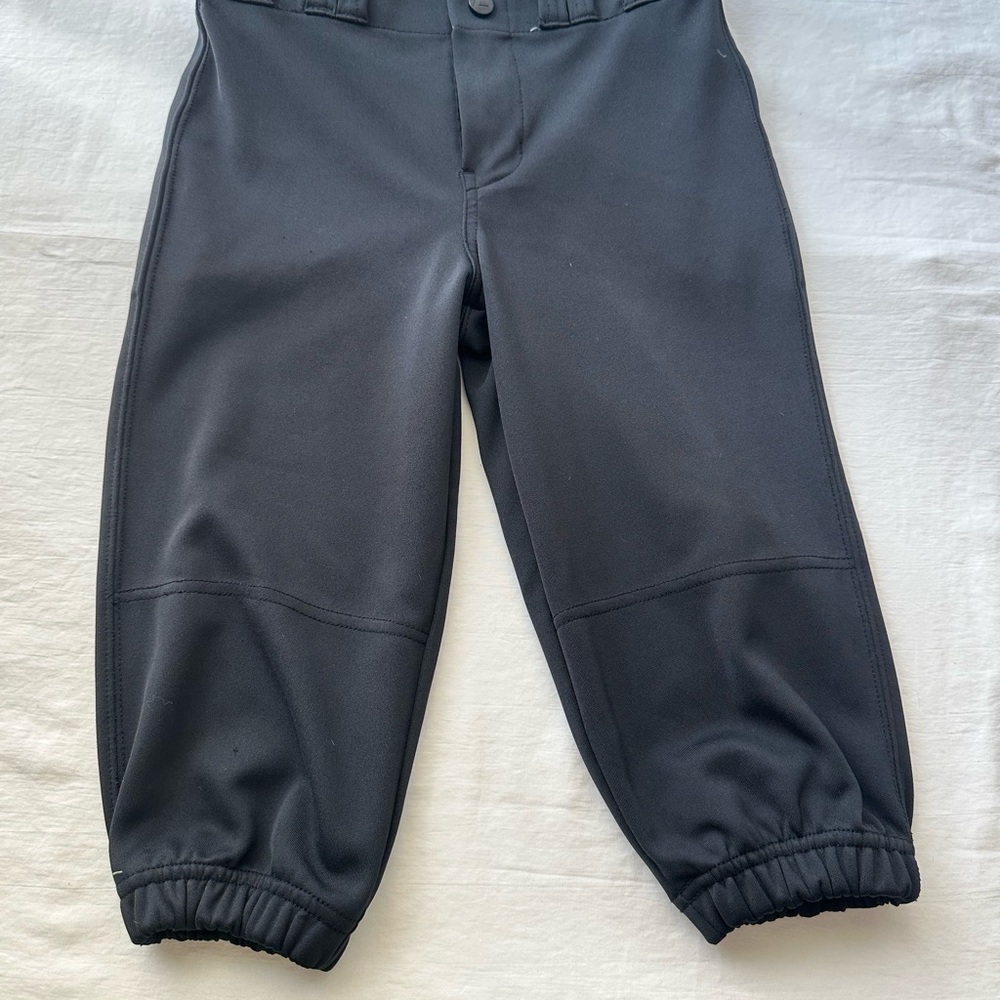 Kids Black Baseball Knickers